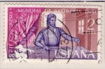 Stamps Spain -  Congreso de sastrería 1988