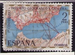 Stamps Spain -  Instituto Geográfico 2001