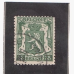 Stamps Belgium -  León Heraldico