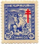 Stamps : Europe : Spain :  PRO TUBERCULOSOS.987