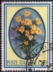 Sellos de Europa - Italia -  Italia 1966 Scott 936 Sello Flora Rosas usado