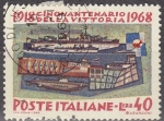 Stamps Italy -  Italia 1968 Scott 992 Sello Cincuentenario de la Victoria 1918-1968 usado 40L 