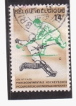 Stamps : Europe : Belgium :  Primer Intercontinental de Hockey
