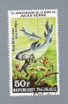 Stamps : Africa : Togo :  75e Aniversario de la muerte de Julio Verne