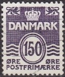 Stamps Denmark -  DINAMARCA 1998 Scott 1111 Sello Líneas onduladas y Numero Usado 