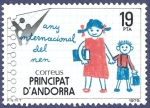Stamps Andorra -  ANDORRA Any Internacional del Nen 19 NUEVO (1)