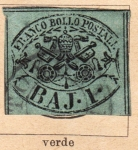 Stamps Europe - Vatican City -  Estado Independiente Edicion 1852