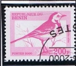 Stamps : Africa : Benin :  Motecilla Alba