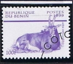 Sellos de Africa - Benin -  Cabra