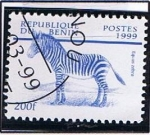 Stamps : Africa : Benin :  Cebra