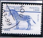 Stamps Benin -  Cebra