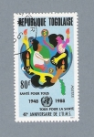 Sellos del Mundo : Africa : Togo : 40 aniv. de L'O.M.S.