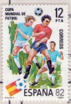 Stamps : Europe : Spain :  Mundial de futbol 2613