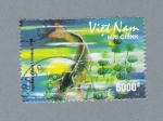 Stamps : Asia : Vietnam :  Cyprinus carplo Linnaeus 1758