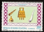 Stamps Africa - Equatorial Guinea -  Instrumentos musicales - etnia Bubi