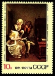 Stamps Russia -  PINTURA DE TERBORCH