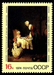 Stamps : Europe : Russia :  PINTURA DE CHARDIN