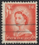 Stamps New Zealand -  Isabel II