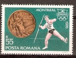 Stamps Romania -  LANZAMIENTO  DE  JAVALINA