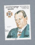 Stamps Cambodia -  Alejandro  Alexhin