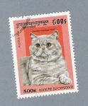 Stamps Cambodia -  Gato Court