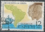 Stamps Spain -  ESPANA 1976 (E2370) Viaje a Hispanoamerica de los Reyes de Espana 12 2