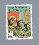 Stamps : Asia : Cambodia :  Aniversario de la Liberation 7.01.1979 Nationale