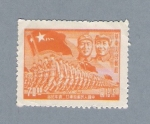 Stamps : Asia : China :  Desfile Militar