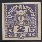 Stamps : Europe : Austria :  Mercury - 1920