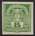 Stamps Austria -  MERCURY  - 1920