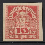 Stamps Austria -  MERCURY  - 1920