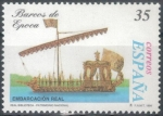Stamps Spain -  ESPAÑA 1998 (E3540) Barcos de epoca - Embarcacion Real 35p