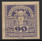 Stamps : Europe : Austria :  MERCURY  - 1920