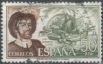 Stamps Spain -  ESPAÑA 1976 (E2310) Personajes espanoles Juan Sebastian Elcano 50p 2 INTERCAMBIO