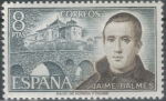 Stamps Spain -  ESPAÑA 1976 (E2180) Personajes espanoles Jaime Balmes 8p