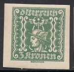 Stamps : Europe : Austria :  MERCURY-1921