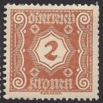 Stamps : Europe : Austria :  Números - 1922