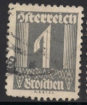Stamps : Europe : Austria :  Números - 1925
