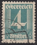 Stamps Austria -  Números - 1925