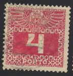 Stamps Austria -  Números -1908