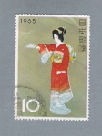 Stamps : Asia : Japan :  Mujer Japonesa