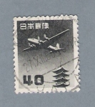 Stamps Japan -  Avión