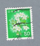 Stamps Japan -  Flores