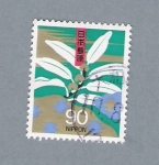 Stamps : Asia : Japan :  Flor