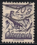 Stamps Austria -  AGUILA DE HOMBROS BLANCOS