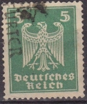Stamps Germany -  Deutsches Reich 1924 Scott 331 Sello Aguila 5 usado Michel356 Alemania Allemagne Germany Deutschland