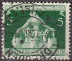 Stamps Germany -  Deutsches Reich 1936 Scott 474 Sello Congreso de Comunidades Alemanas 5 usado Michel618 Alemania
