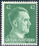 Stamps : Europe : Germany :  Deutsches Reich 1944 Scott 529 Sello Nuevo ** Furer Adolf Hitler 42 Alemania 