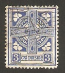 Stamps : Europe : Ireland :  cruz celta