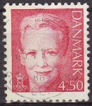 Sellos del Mundo : Europa : Dinamarca : DINAMARCA 1999 Scott 1120 Sello Reina Margarita Michel1205 4,5 Usado Stamp 